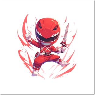 red ranger Posters and Art